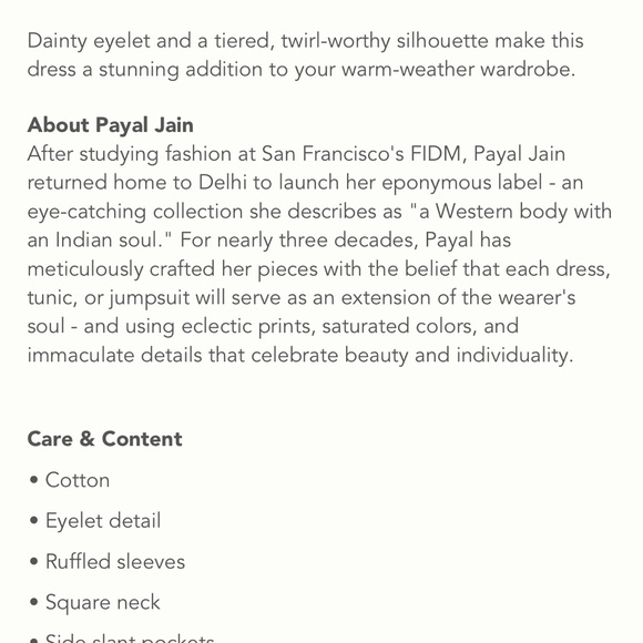 Anthropologie FALLON EYELET MAXI DRESS - Picture 11 of 12